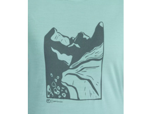 Dámské Tričko ORTOVOX 120 Cool Tec Mtn Cut T-shirt Women's Aquatic Ice