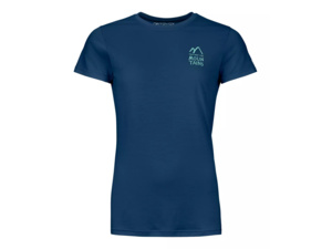 Dámské Tričko ORTOVOX 120 Cool Tec Mtn Duo T-shirt Women's Deep Ocean