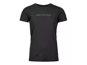 Dámské Tričko ORTOVOX 150 Cool Brand T-shirt Women's Black Raven