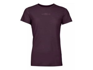 Dámské Tričko ORTOVOX 150 Cool Climb Local T-shirt Women's Dark Wild Berry