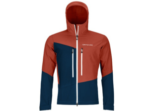 Bunda ORTOVOX Westalpen Softshell Jacket Men's Clay Orange