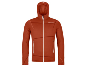 Mikina ORTOVOX Fleece Light Hoody Men's Clay Orange