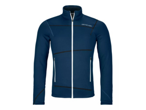 Mikina ORTOVOX Fleece Light Jacket Men's Deep Ocean