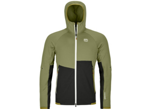 Mikina ORTOVOX Fleece Rib Hoody Men's Wild Herbs