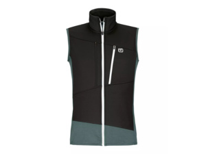 Vesta ORTOVOX Fleece Grid Vest Men's Dark Arctic Grey