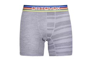 Spodní prádlo ORTOVOX 185 Rock'N'Wool Boxer Men's Grey Blend