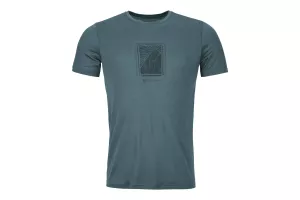 Tričko ORTOVOX 120 Cool Tec Mtn Cut T-shirt Men's Dark Arctic Grey
