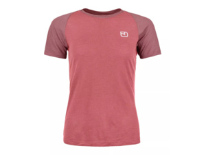 Dámské Tričko ORTOVOX 120 Tec Fast Mountain T-shirt Women's Wild Rose