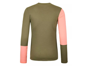 Dámské Spodní prádlo ORTOVOX 185 Rock'N'Wool Long Sleeve Women's Wild Herbs