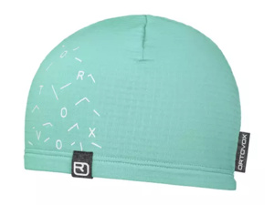 Čepice ORTOVOX Fleece Light Grid Beanie Ice Waterfall