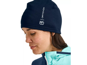 Čepice ORTOVOX Fleece Grid Beanie Deep Ocean