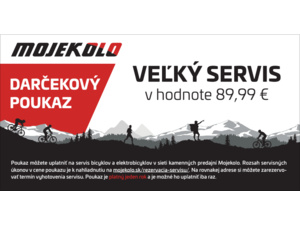 Darčekový poukaz na Veľký servis v hodnote 89,99 Eur