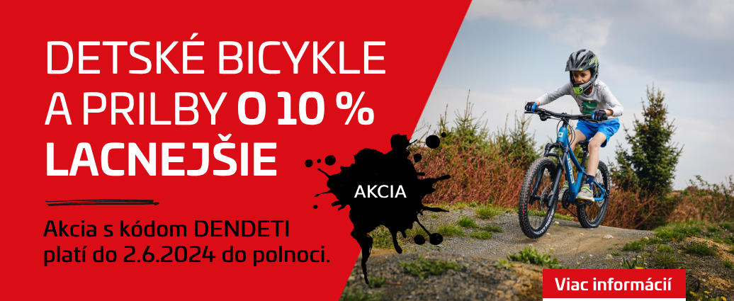 Oslávte deň detí zľavou 10% na detské bicykle a detské prilby v e-shope aj na predajniach